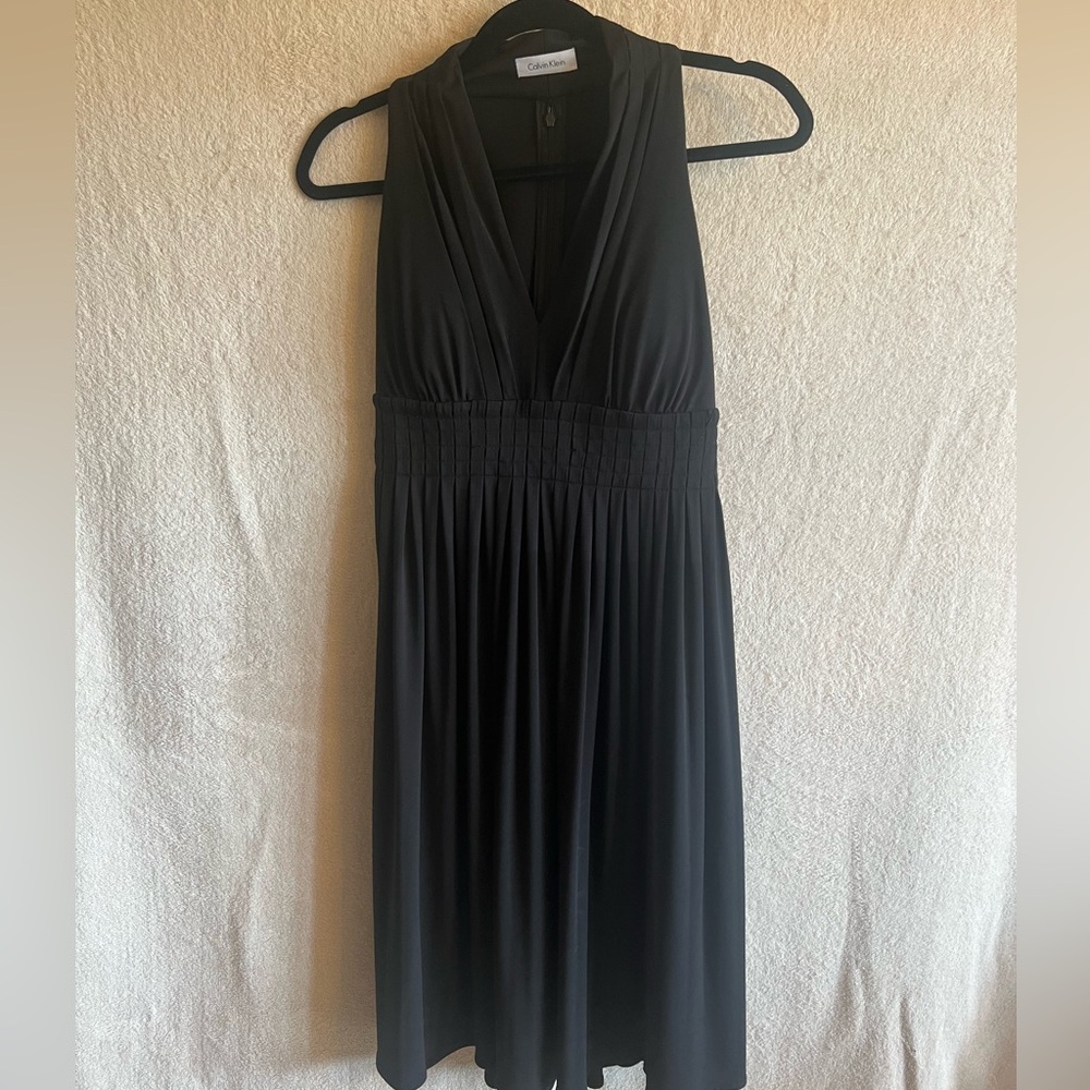 Calvin Klein Little Black Halter Dress